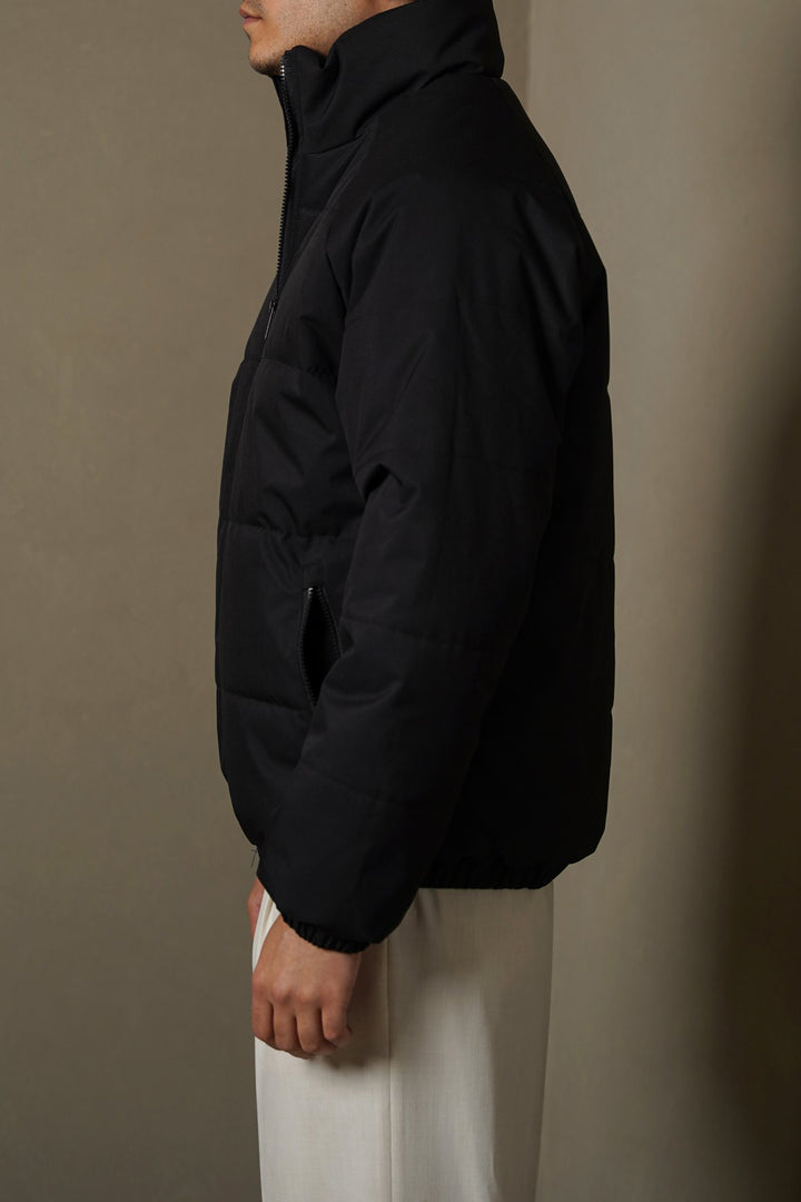 BLACK POLAR QUILT JACKET