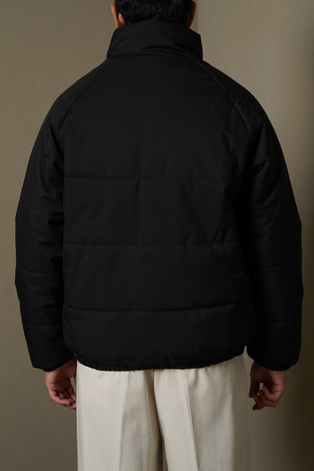 BLACK POLAR QUILT JACKET