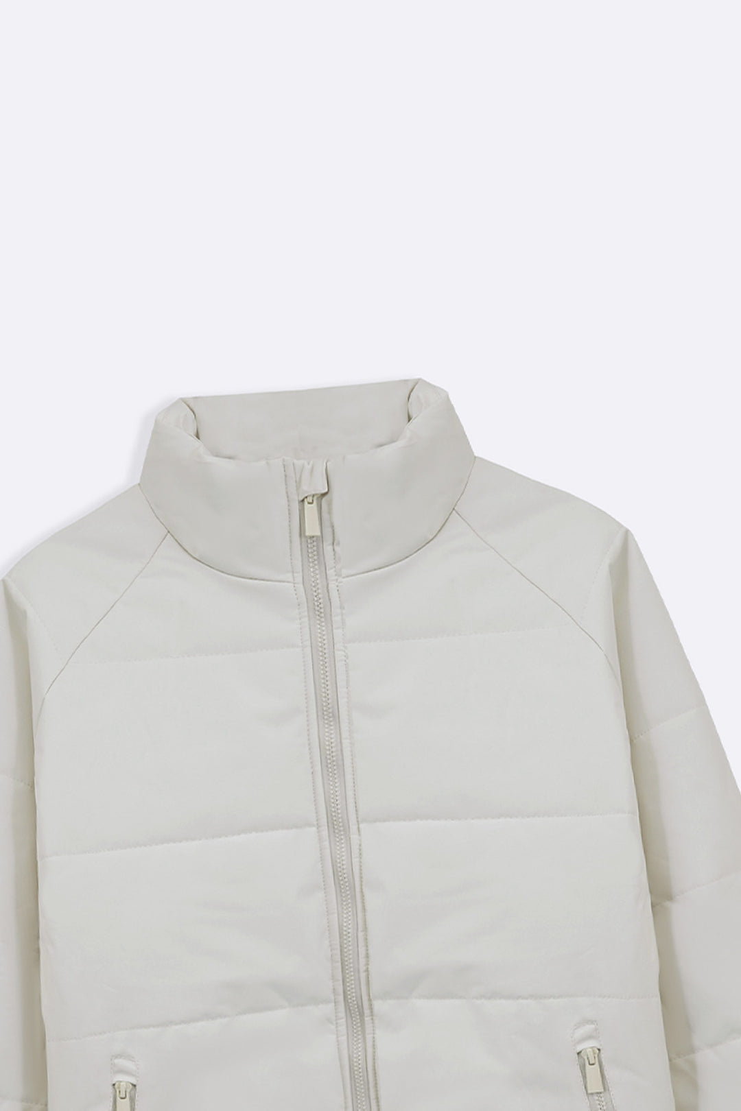 IVORY POLAR QUILT JACKET