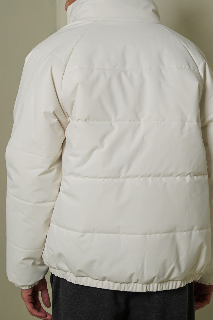 IVORY POLAR QUILT JACKET