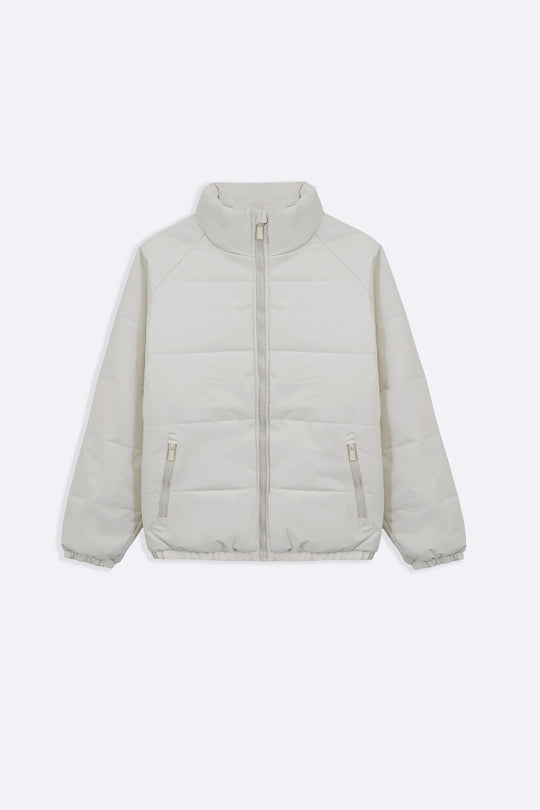 IVORY POLAR QUILT JACKET