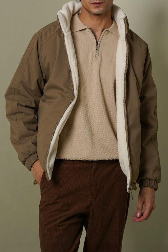 REVERSIBLE SHERPA PUFFER