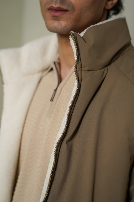 REVERSIBLE SHERPA PUFFER