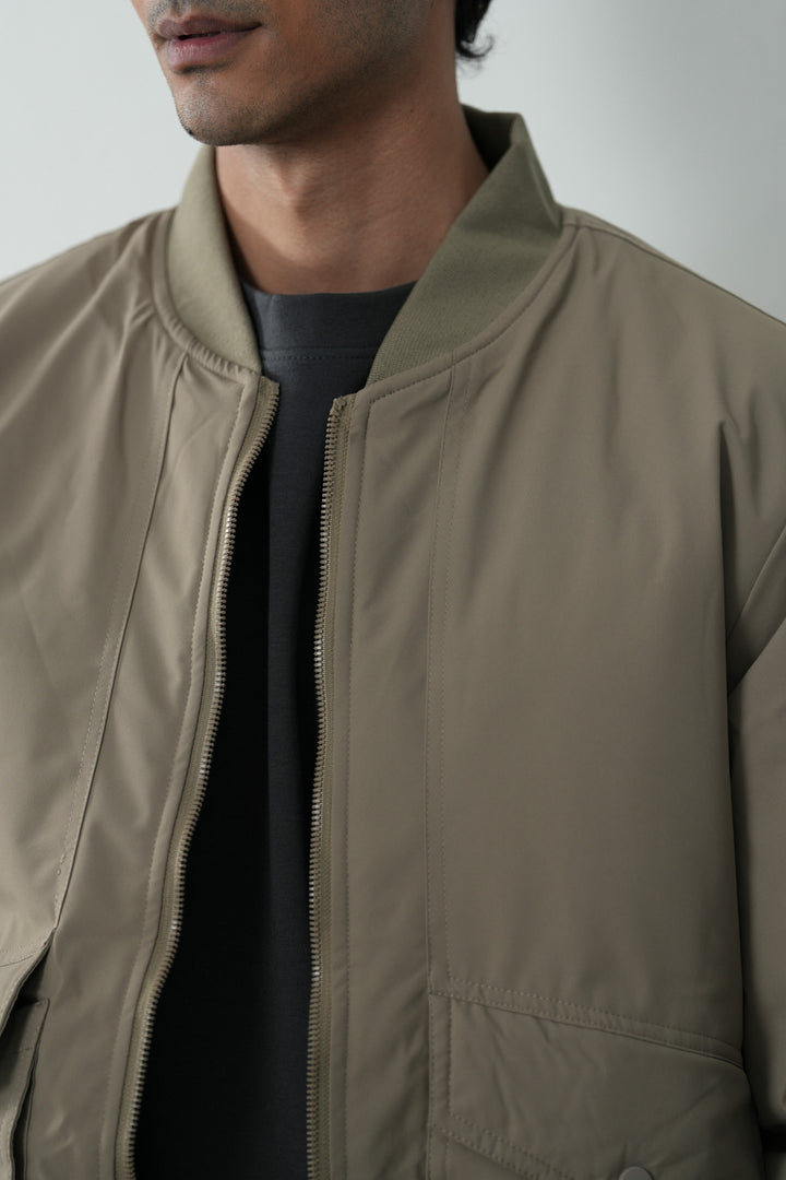 REVERSIBLE BOMBER JACKET