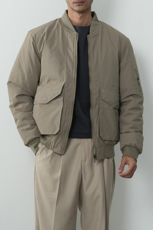 REVERSIBLE BOMBER JACKET