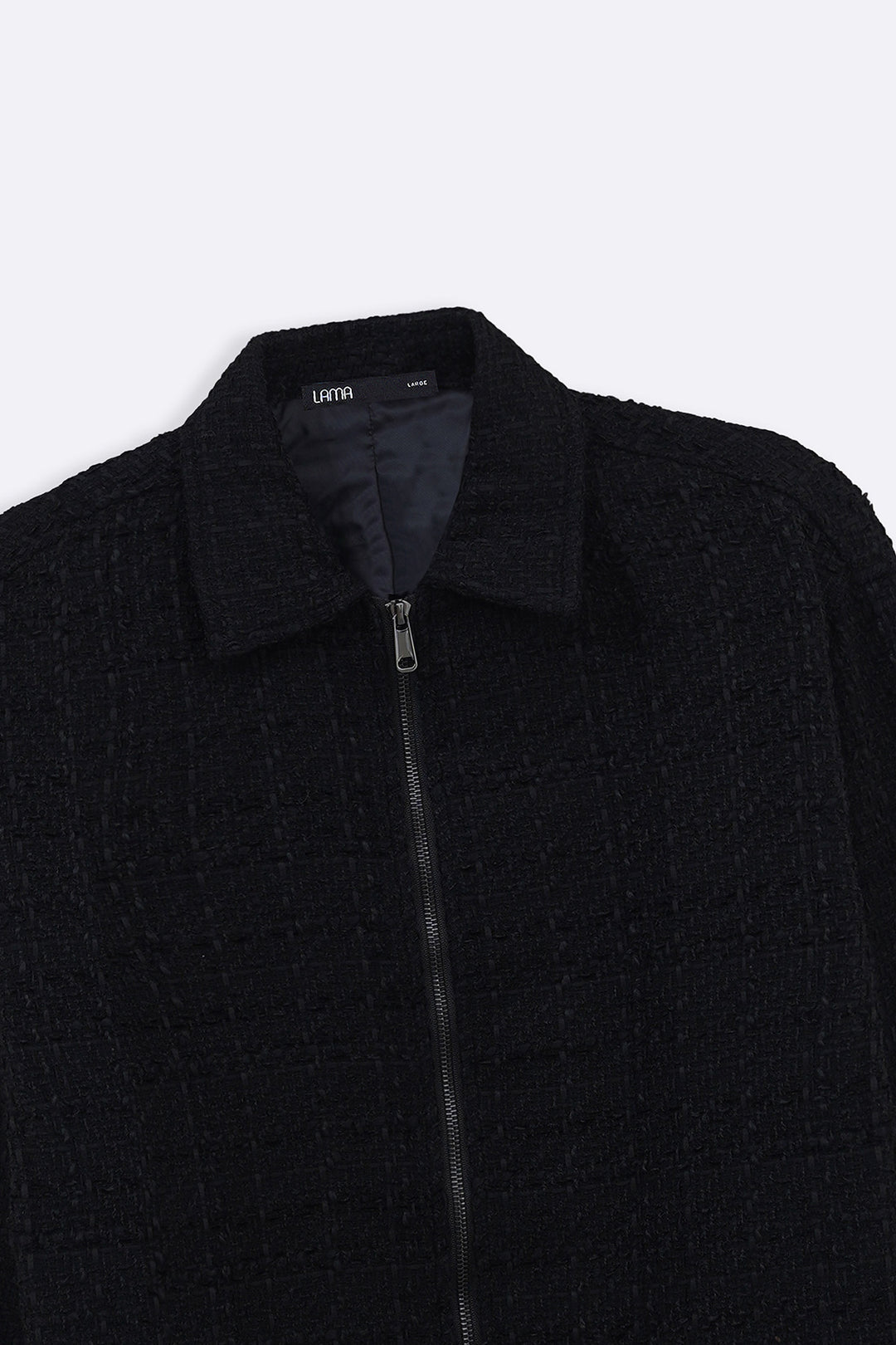 BLACK BOUCLE JACKET