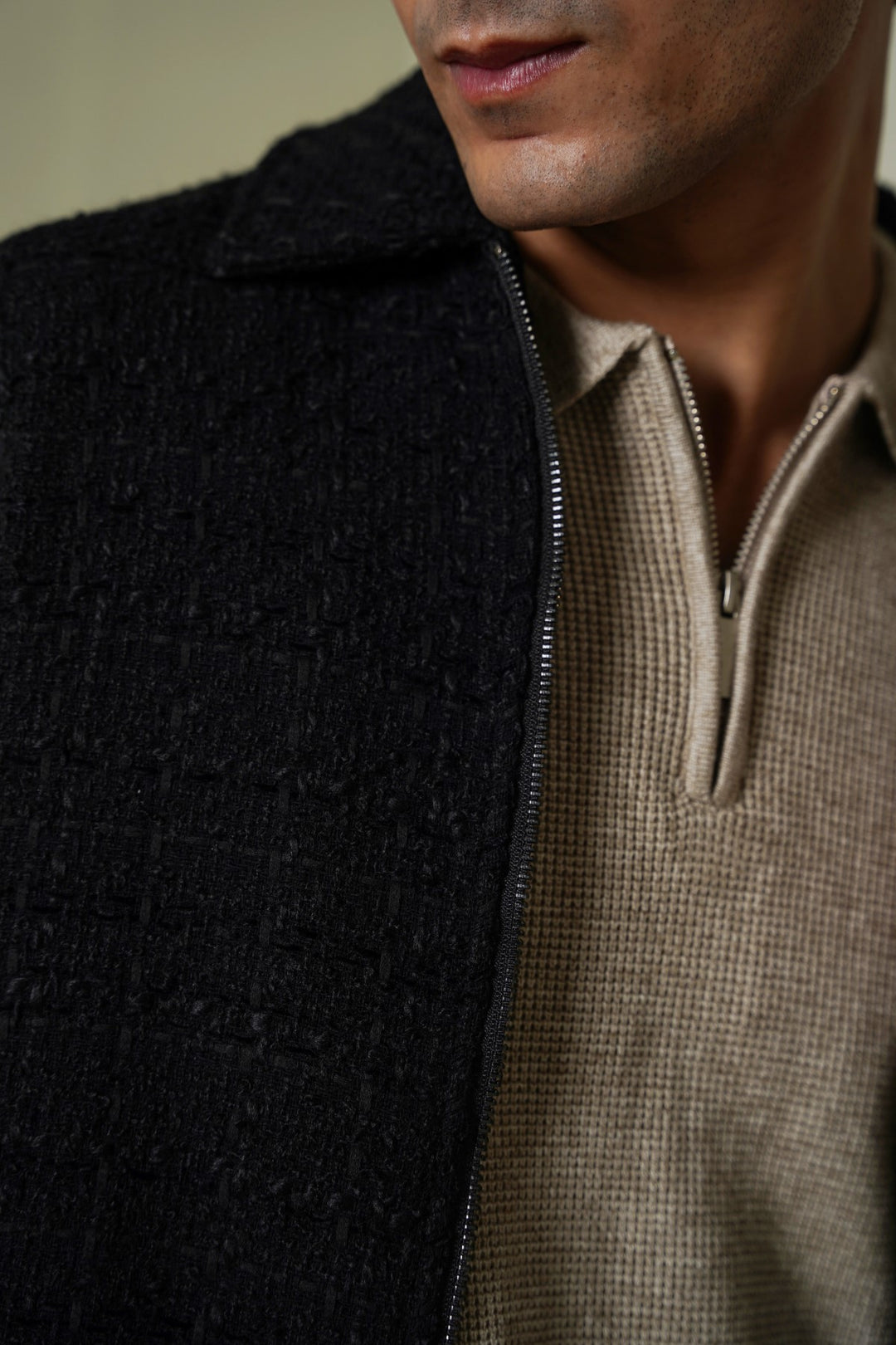 BLACK BOUCLE JACKET