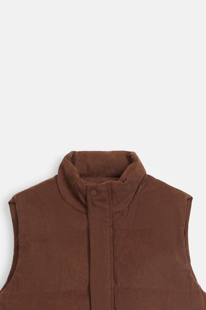 CORDUROY PUFFER GILET