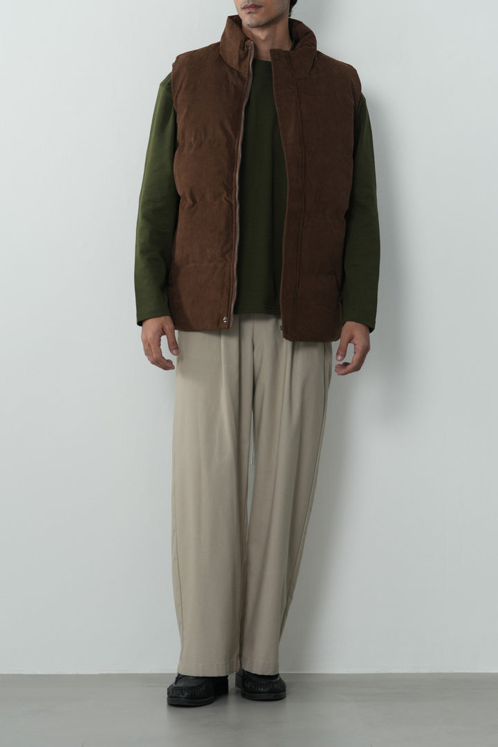 CORDUROY PUFFER GILET