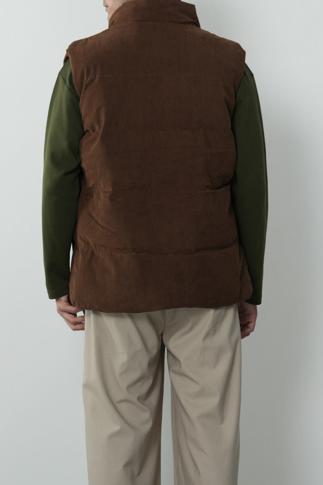 CORDUROY PUFFER GILET