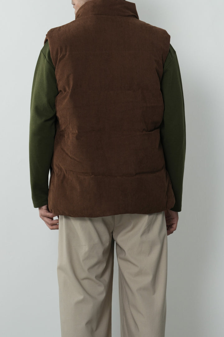 CORDUROY PUFFER GILET