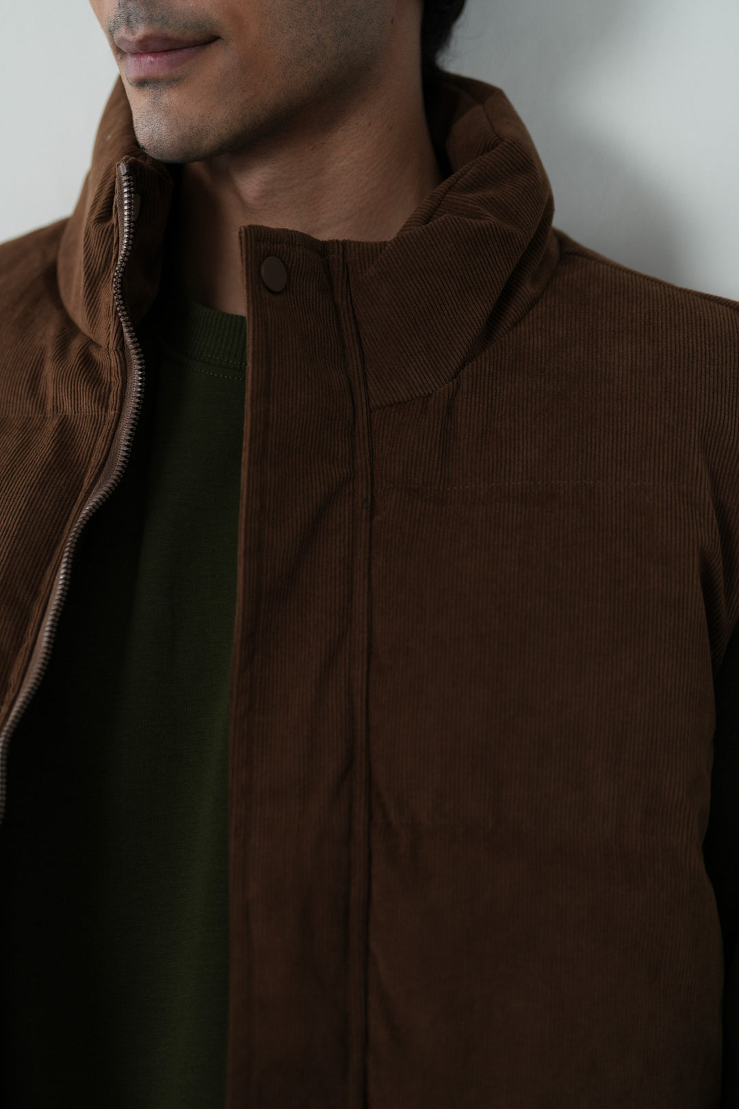 CORDUROY PUFFER GILET
