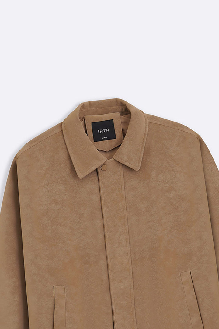 BEIGE TEXTURED JACKET