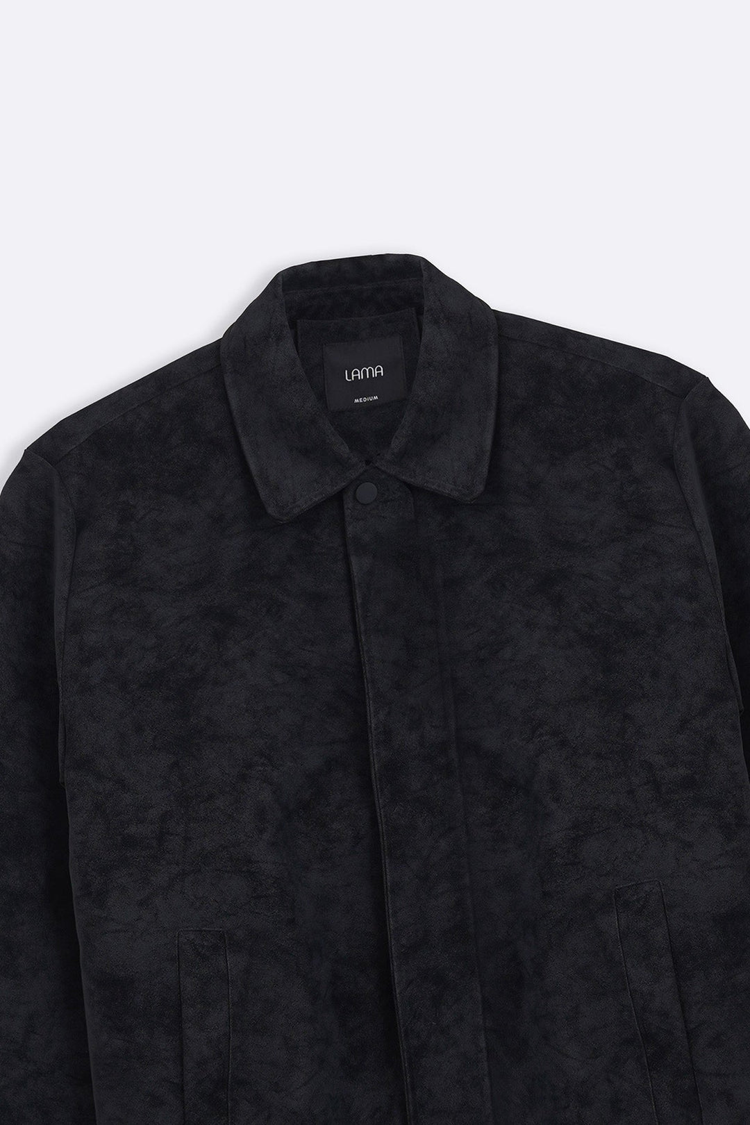 BLACK TEXTURED JACKET