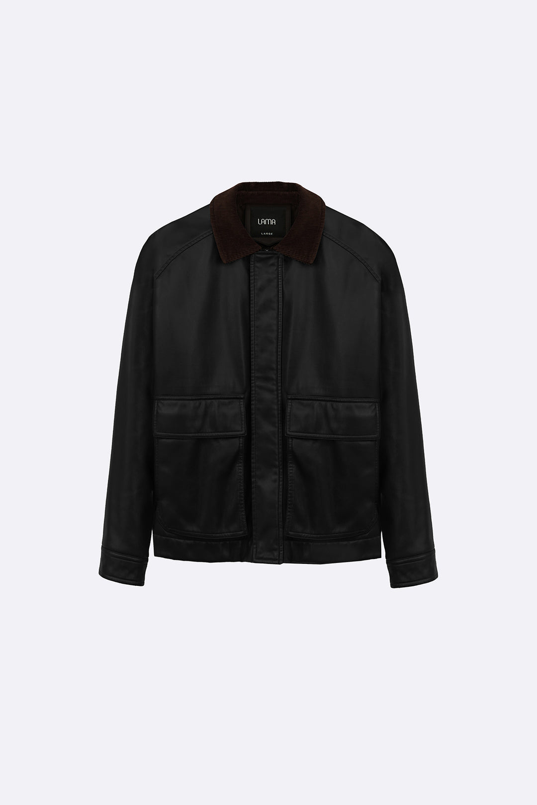 BLACK AVIATOR BLOUSON JACKET