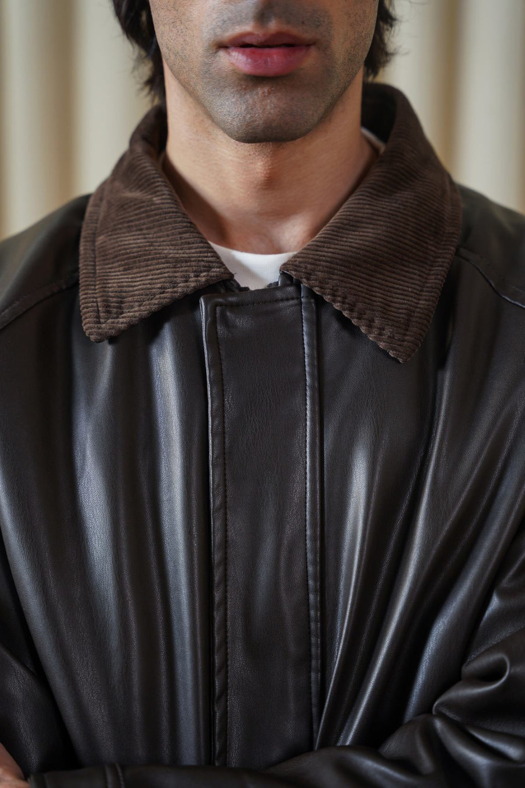 BLACK AVIATOR BLOUSON JACKET