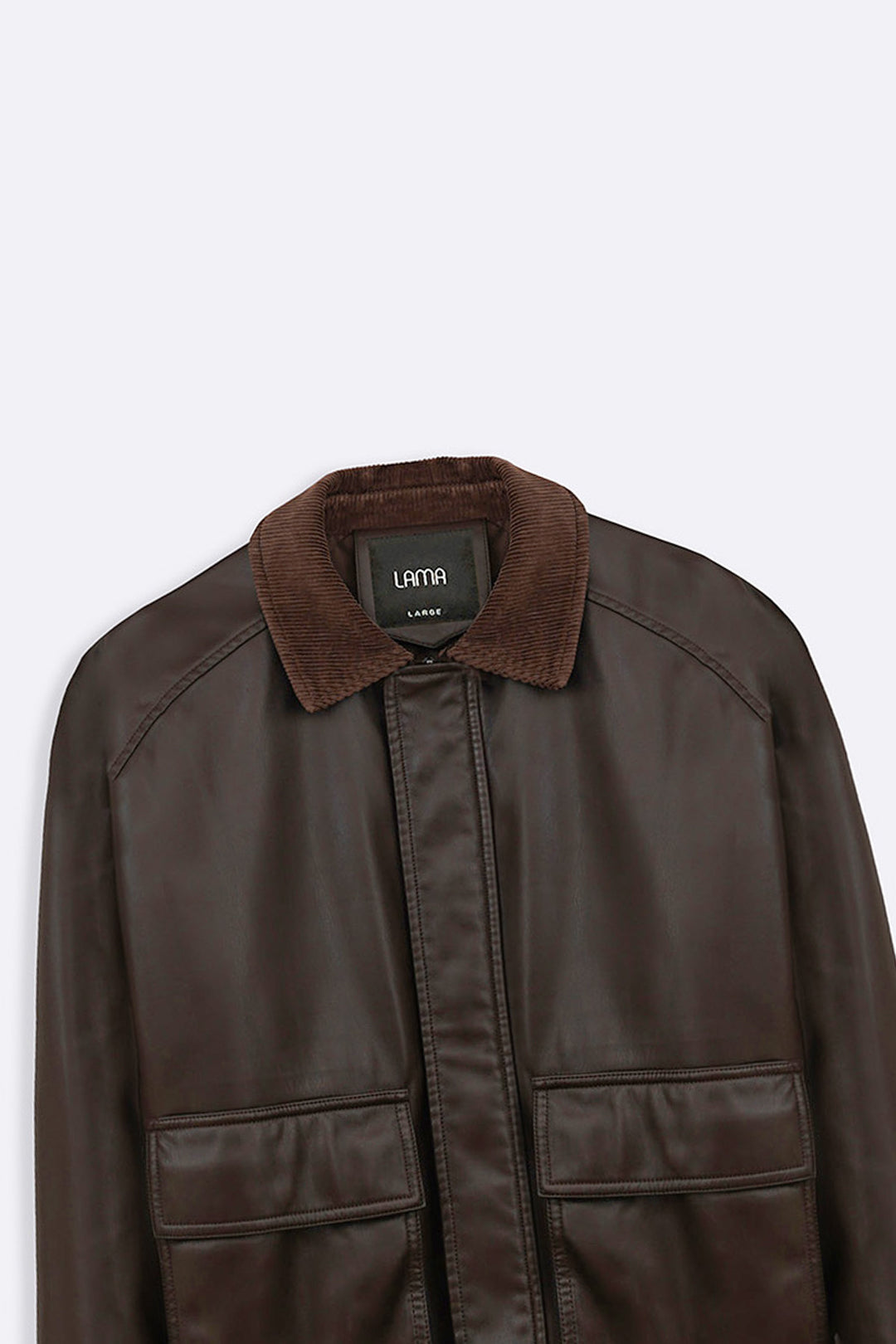 DARK BROWN AVIATOR BLOUSON JACKET