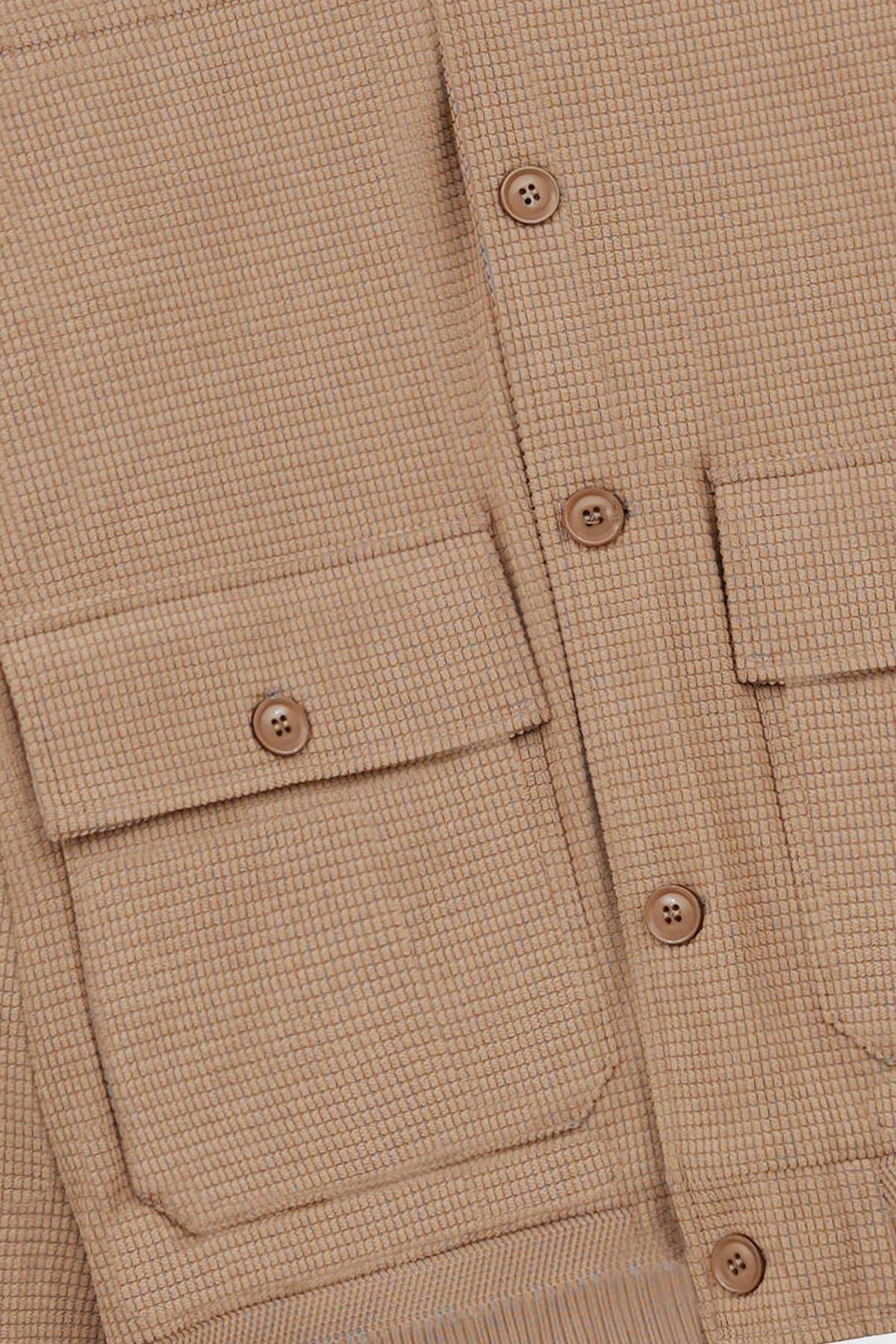 SAND MOCKNECK CARDIGAN