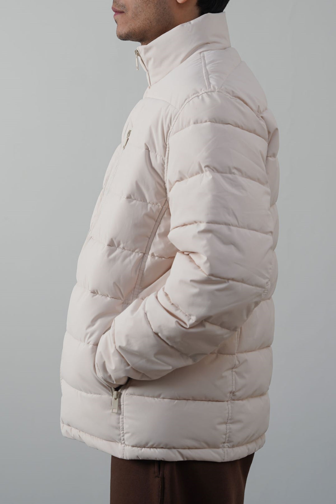 BEIGE EVERYDAY PUFFER JACKET