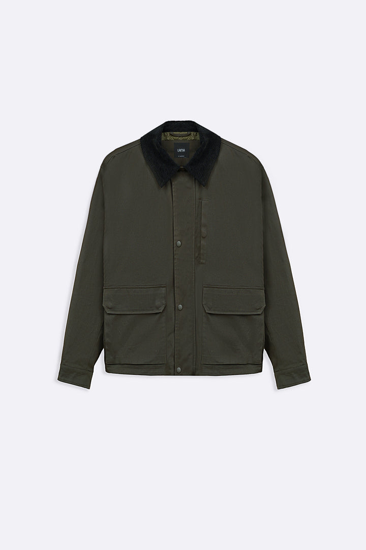 OLIVE UTILITY JACEKT