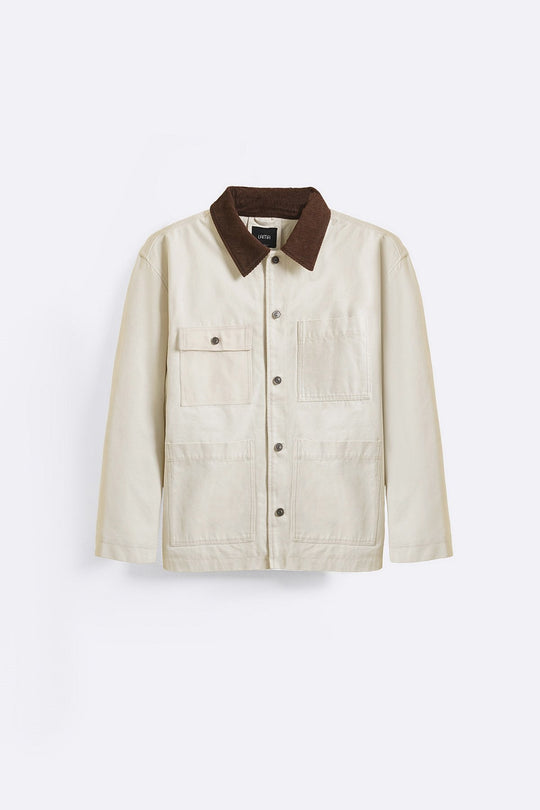 ECRU FISHERMAN JACKET