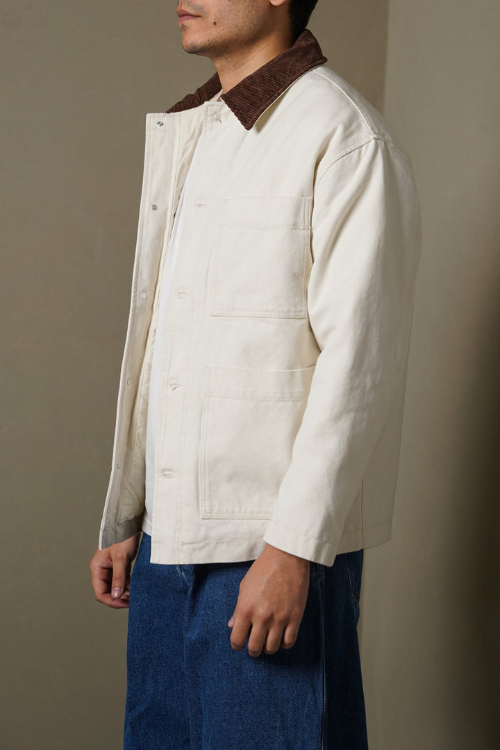 ECRU FISHERMAN JACKET