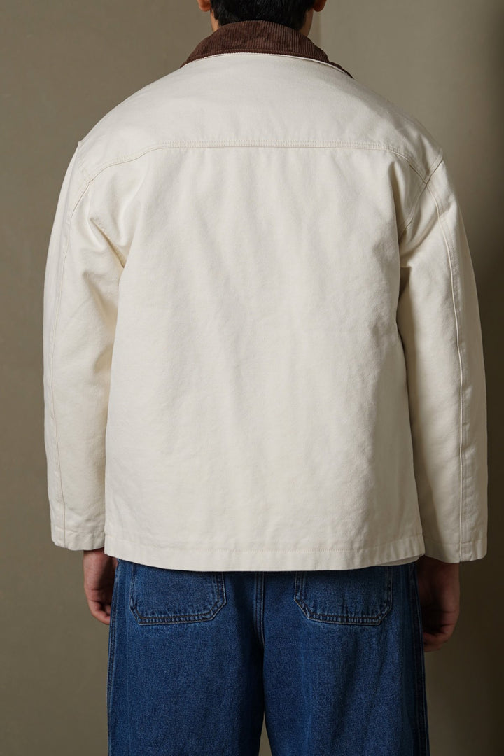 ECRU FISHERMAN JACKET
