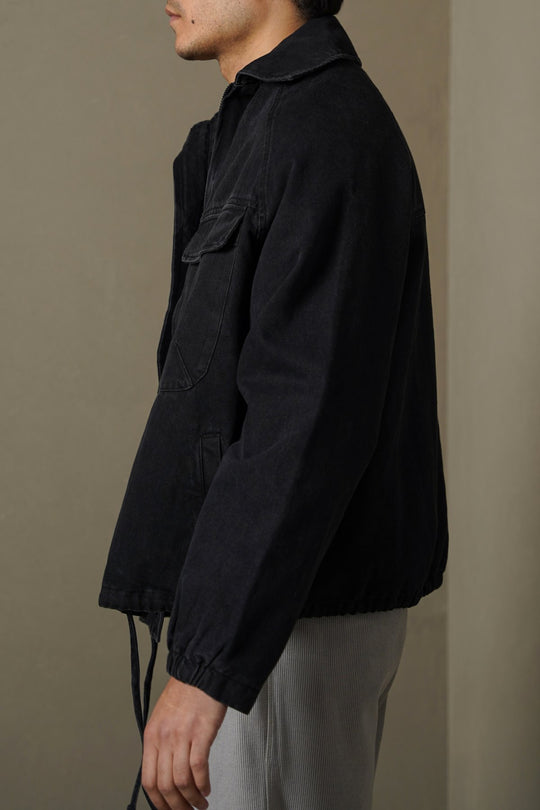 BLACK JAPANESE DENIM JACKET