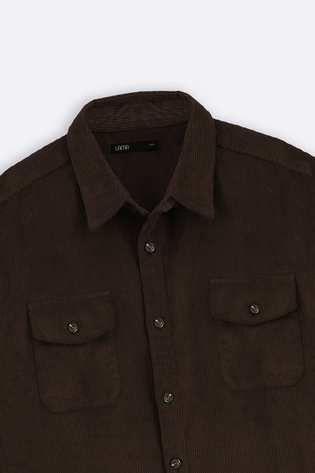 COFFEE CORDUROY SHACKET