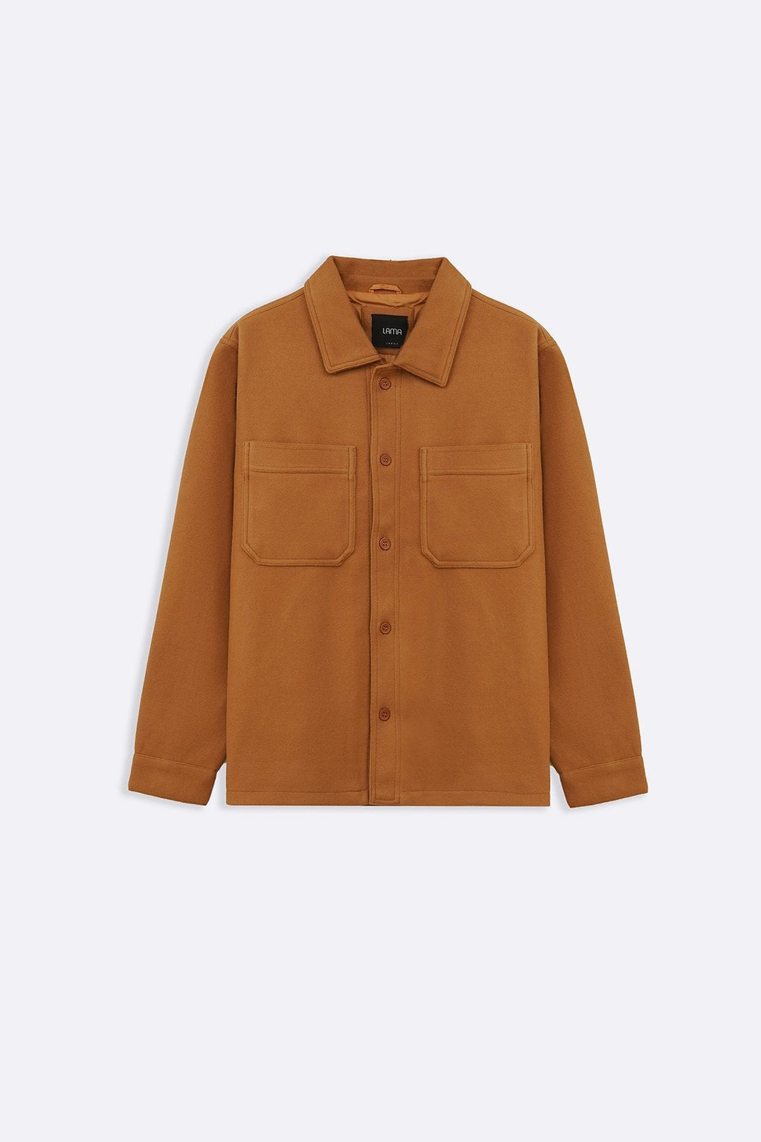 MUSTARD FAUX WOOL SHACKET