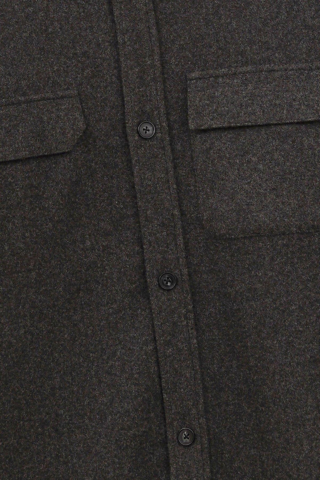 GREY WOOLEN OVERSHIRT