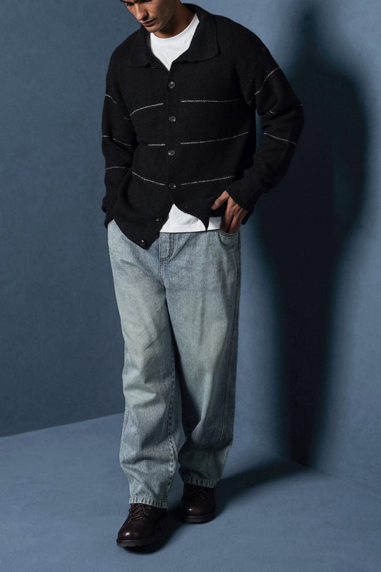 BLACK CLASSIC CARDIGAN