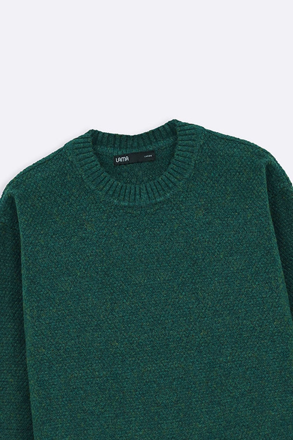 FOREST GREEN SOFT-BRUSHED SWEATER