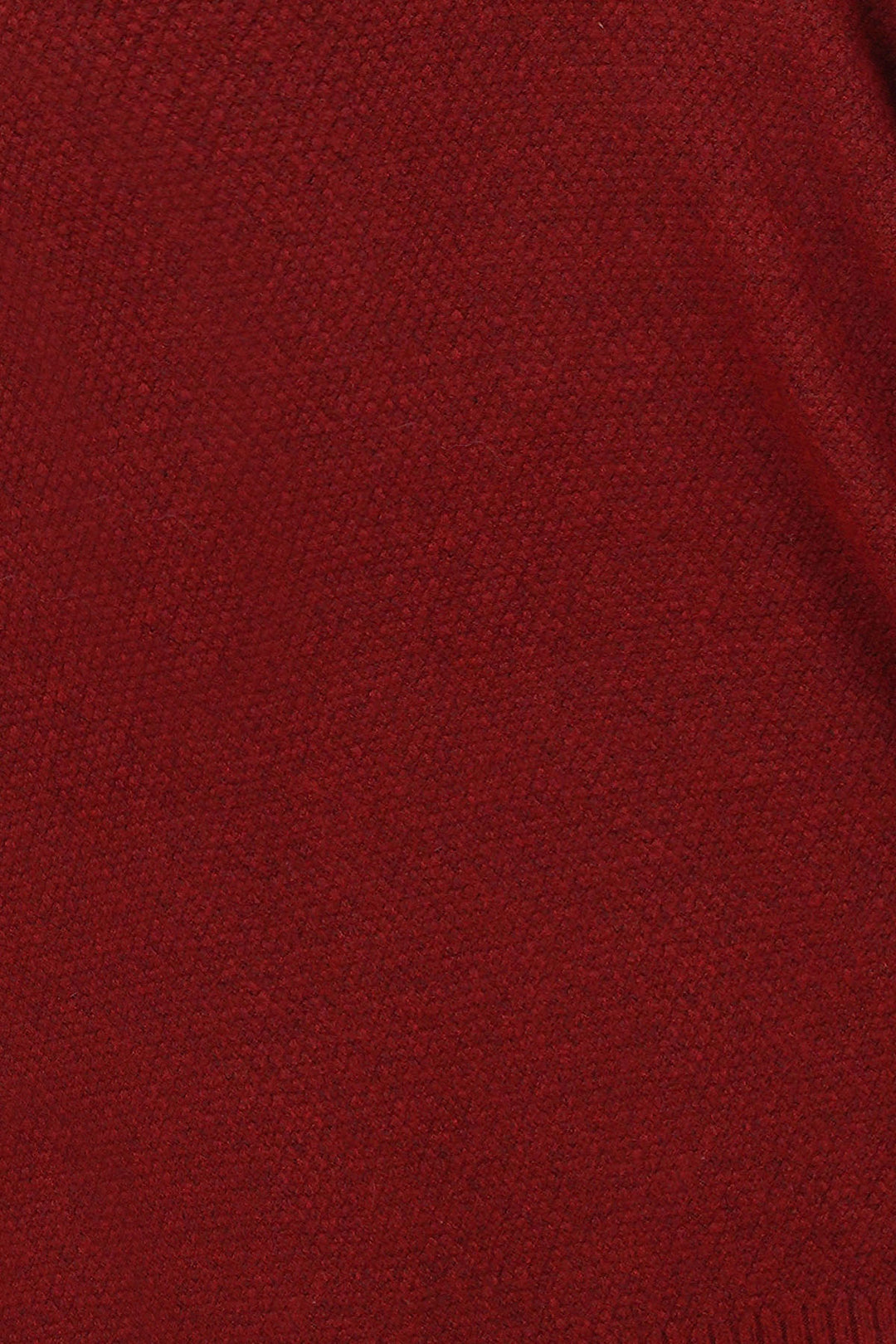 RED SOFT-BRUSHED SWEATER