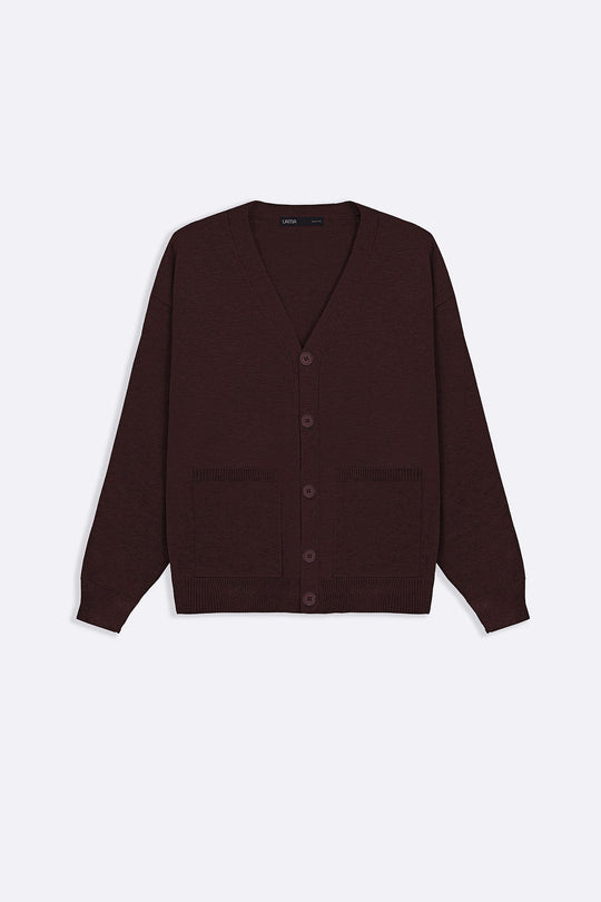 BROWN GRANDPA'S CARDIGAN