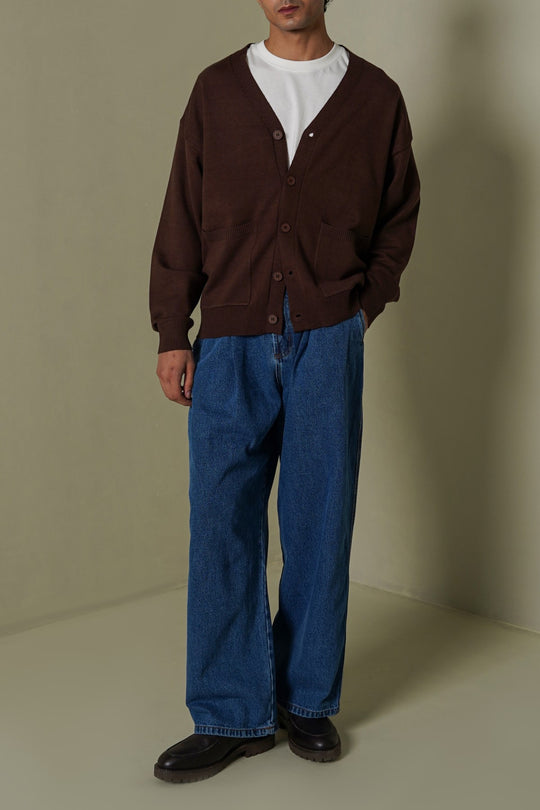 BROWN GRANDPA'S CARDIGAN
