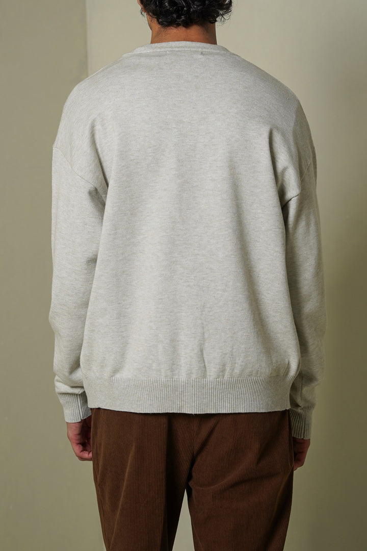 OAT WHITE GRANDPA'S CARDIGAN