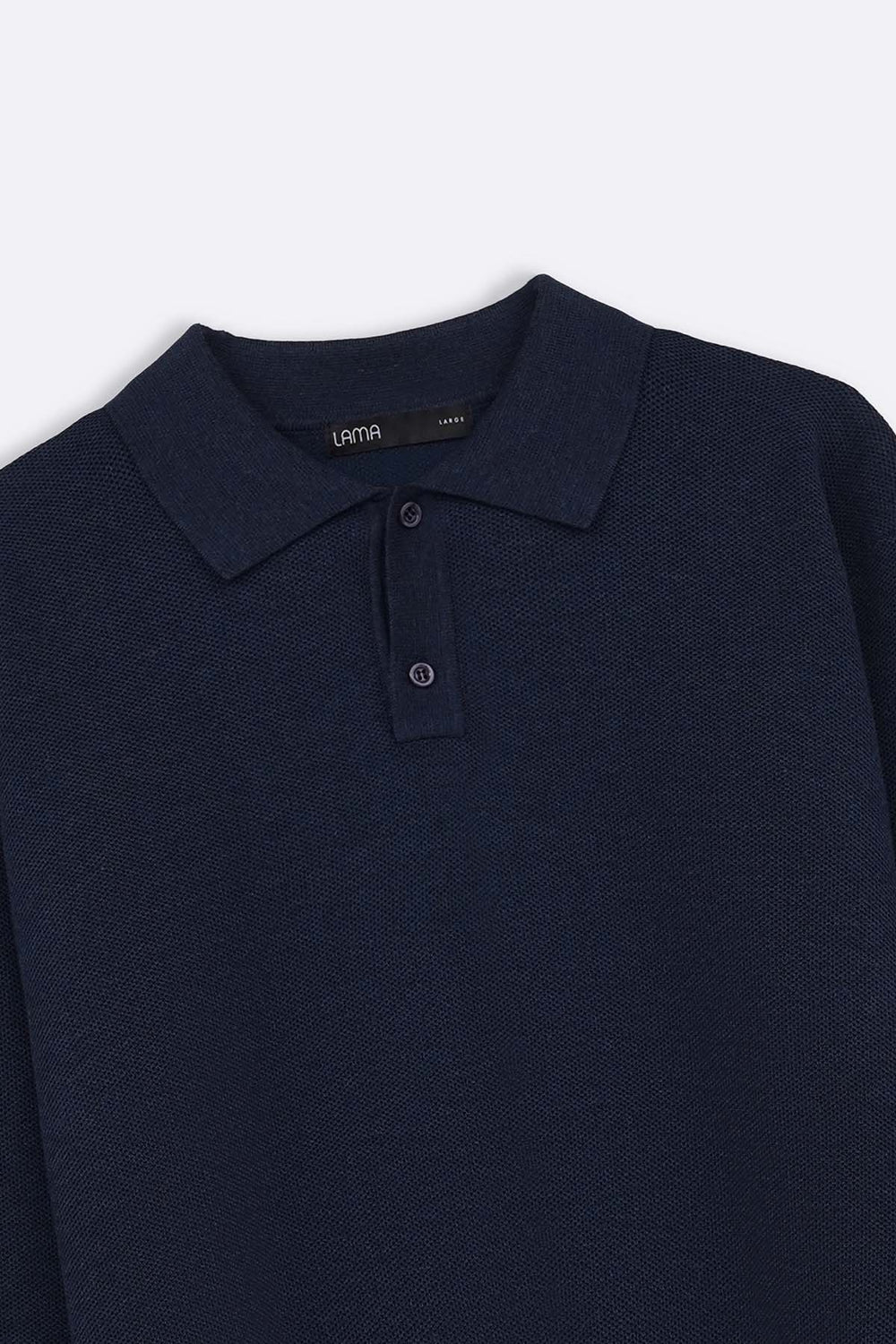 NAVY ACADEMY POLO SWEATER