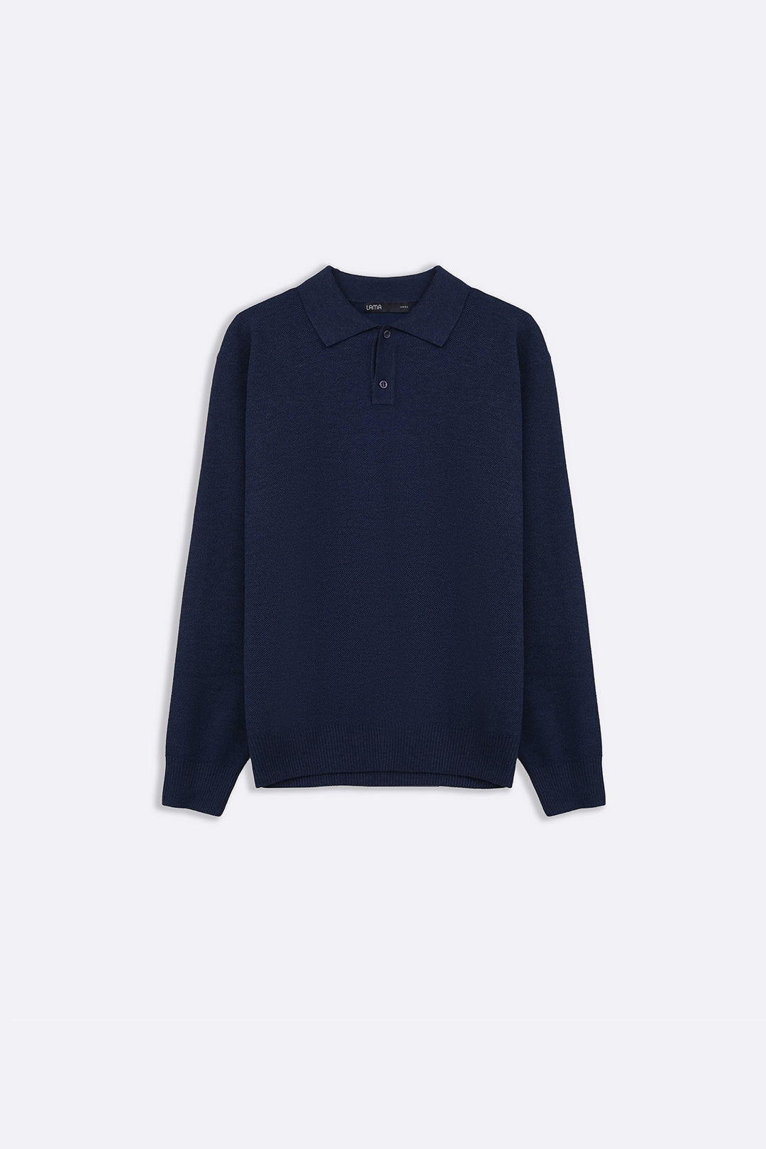 NAVY ACADEMY POLO SWEATER