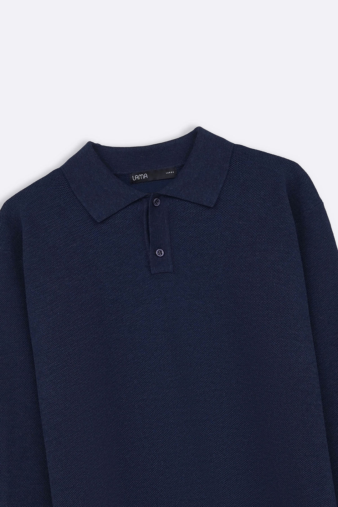 NAVY ACADEMY POLO SWEATER