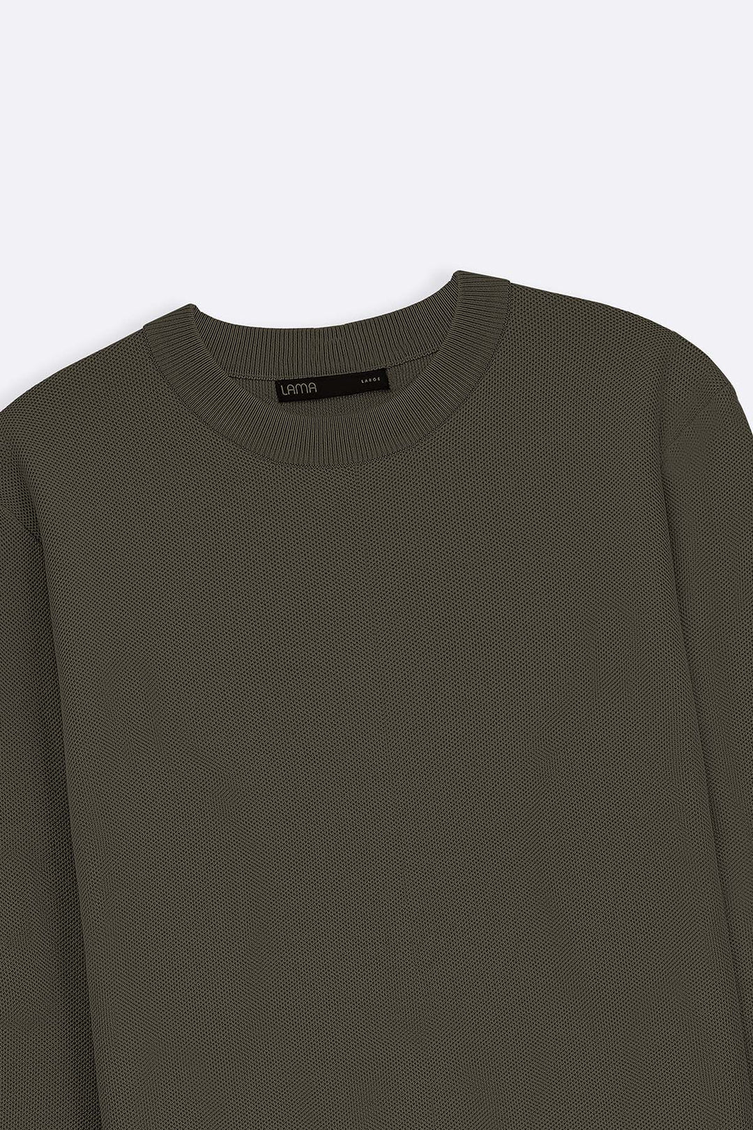 OLIVE CAMBRIDGE CREWNECK SWEATER