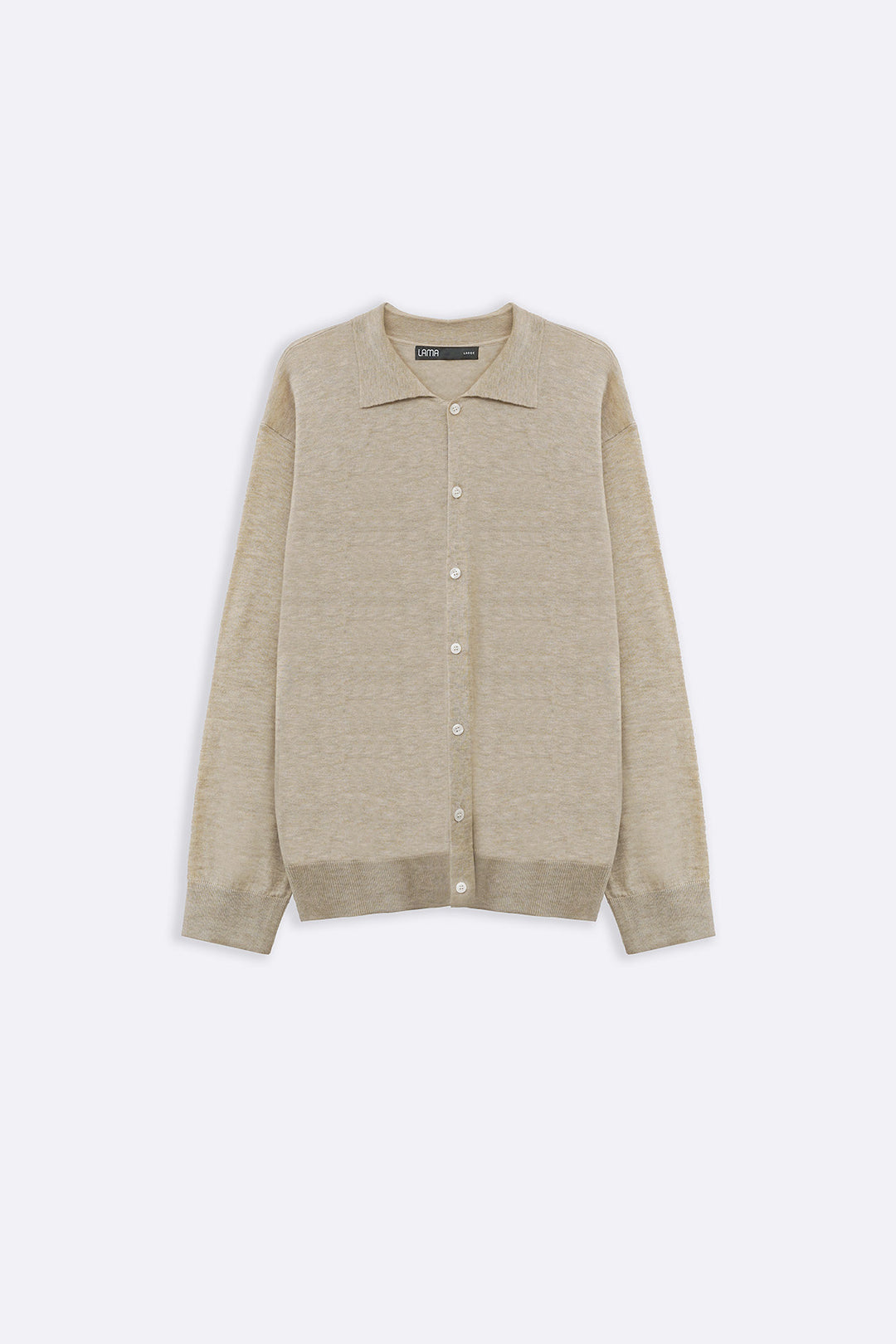 BEIGE CLASSIC CARDIGAN