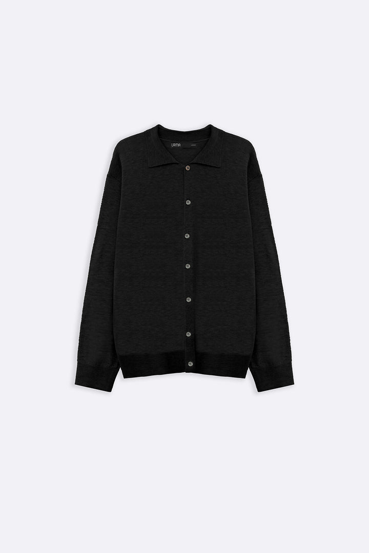BLACK CLASSIC CARDIGAN