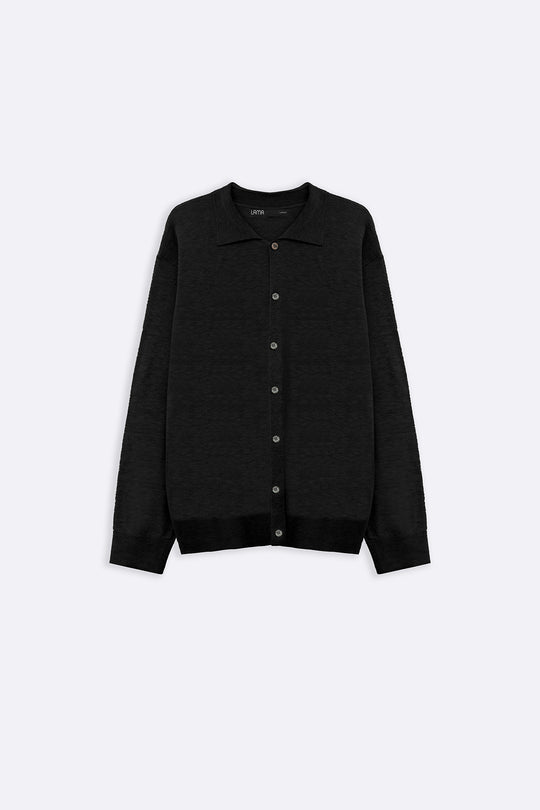 BLACK CLASSIC CARDIGAN