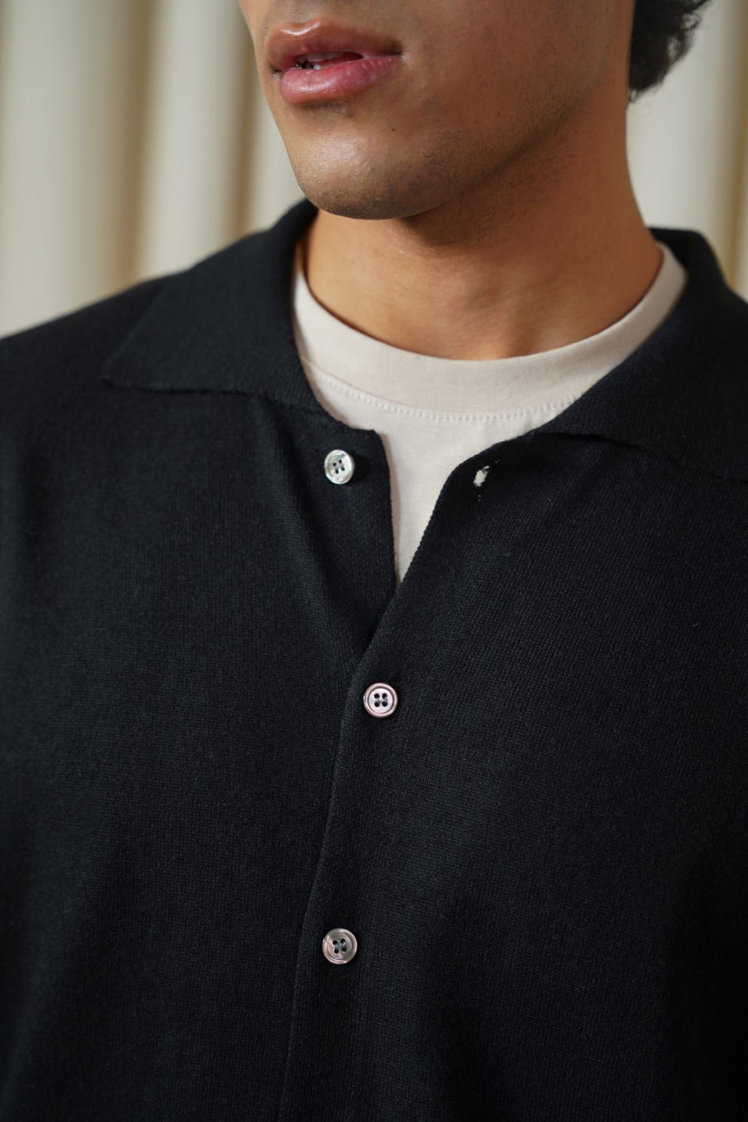 BLACK CLASSIC CARDIGAN