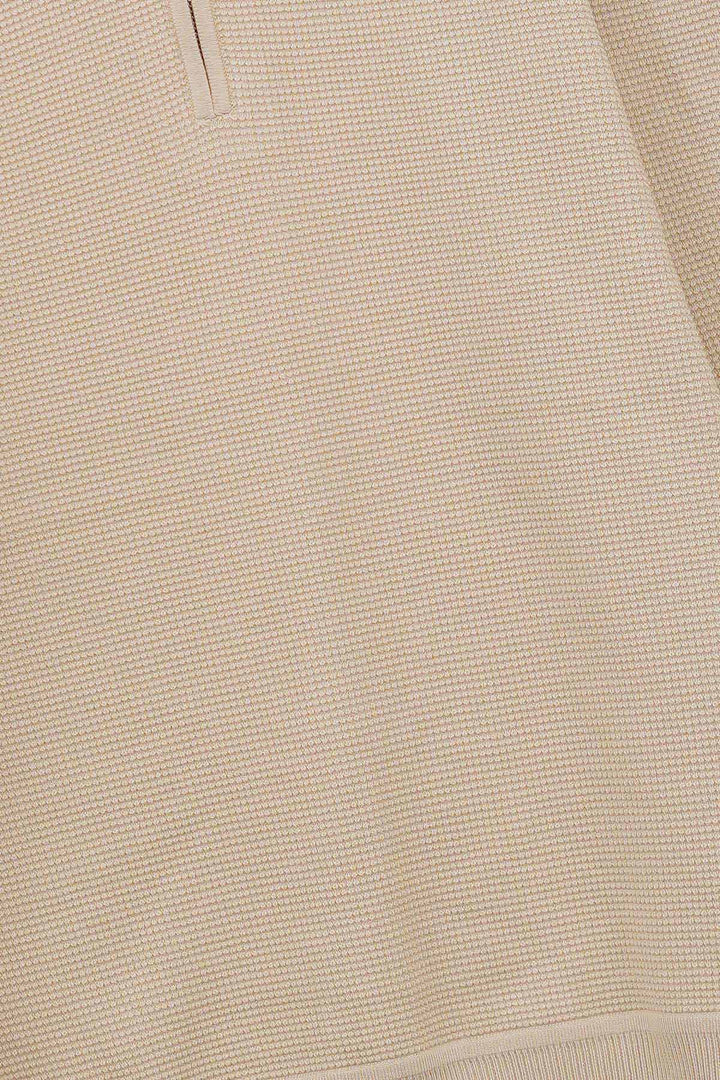 BEIGE TEXTURED JUMPER