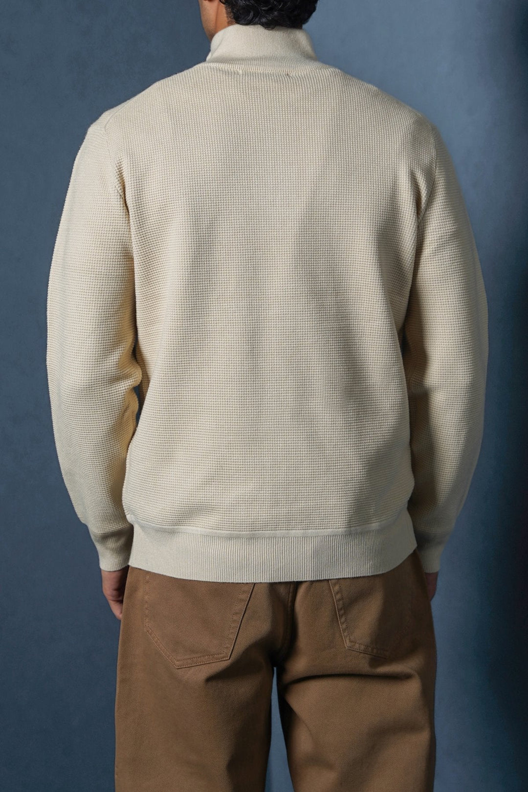 BEIGE TEXTURED JUMPER
