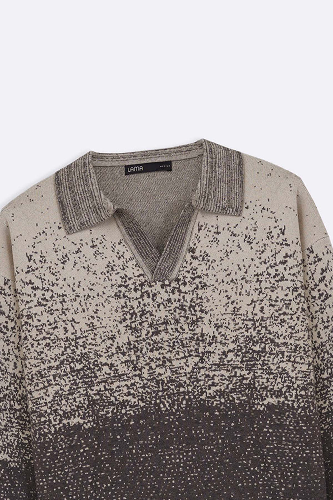 GREY BEIGE FALL DUSK SWEATER