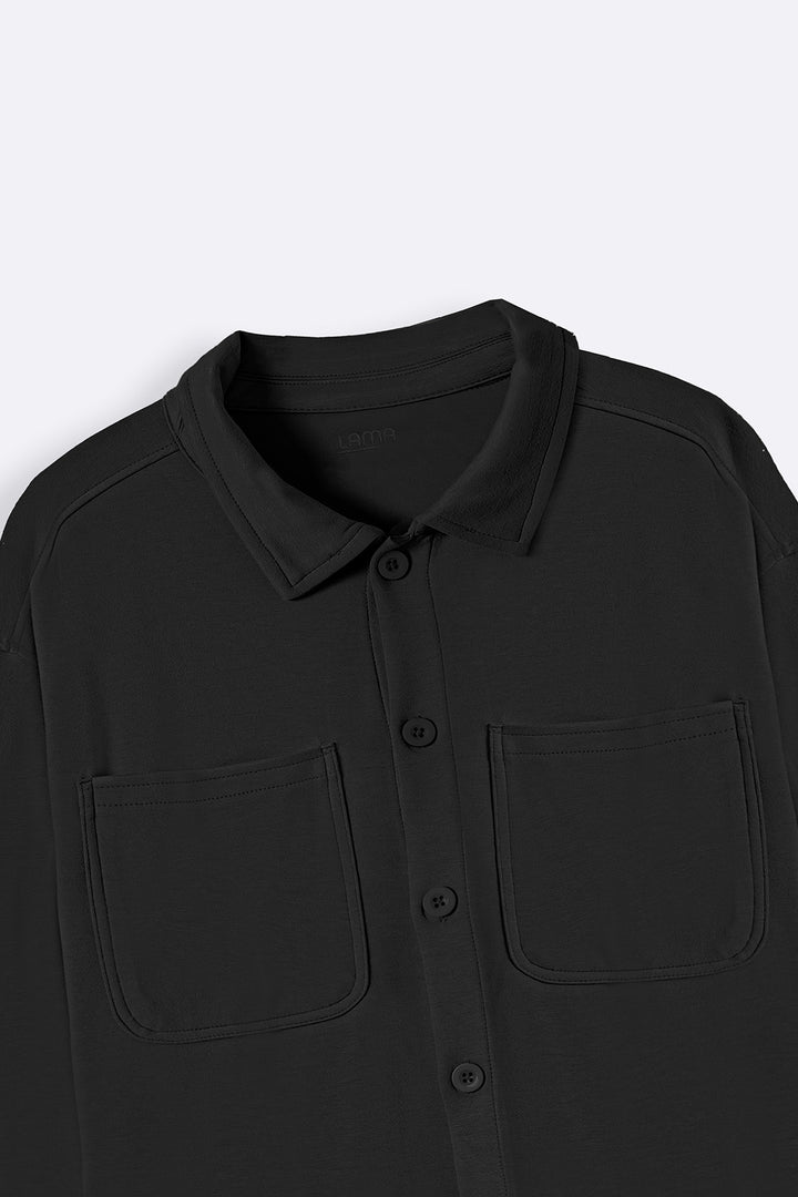 BLACK CLASSIC SHACKET