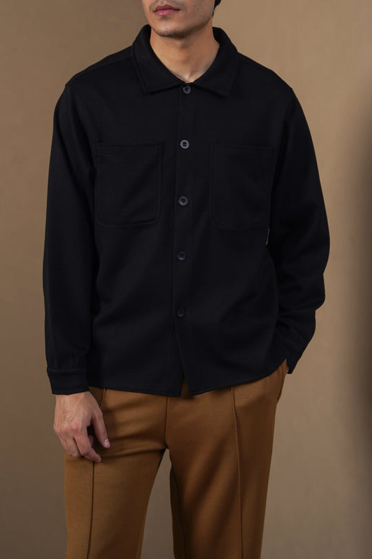 BLACK CLASSIC SHACKET